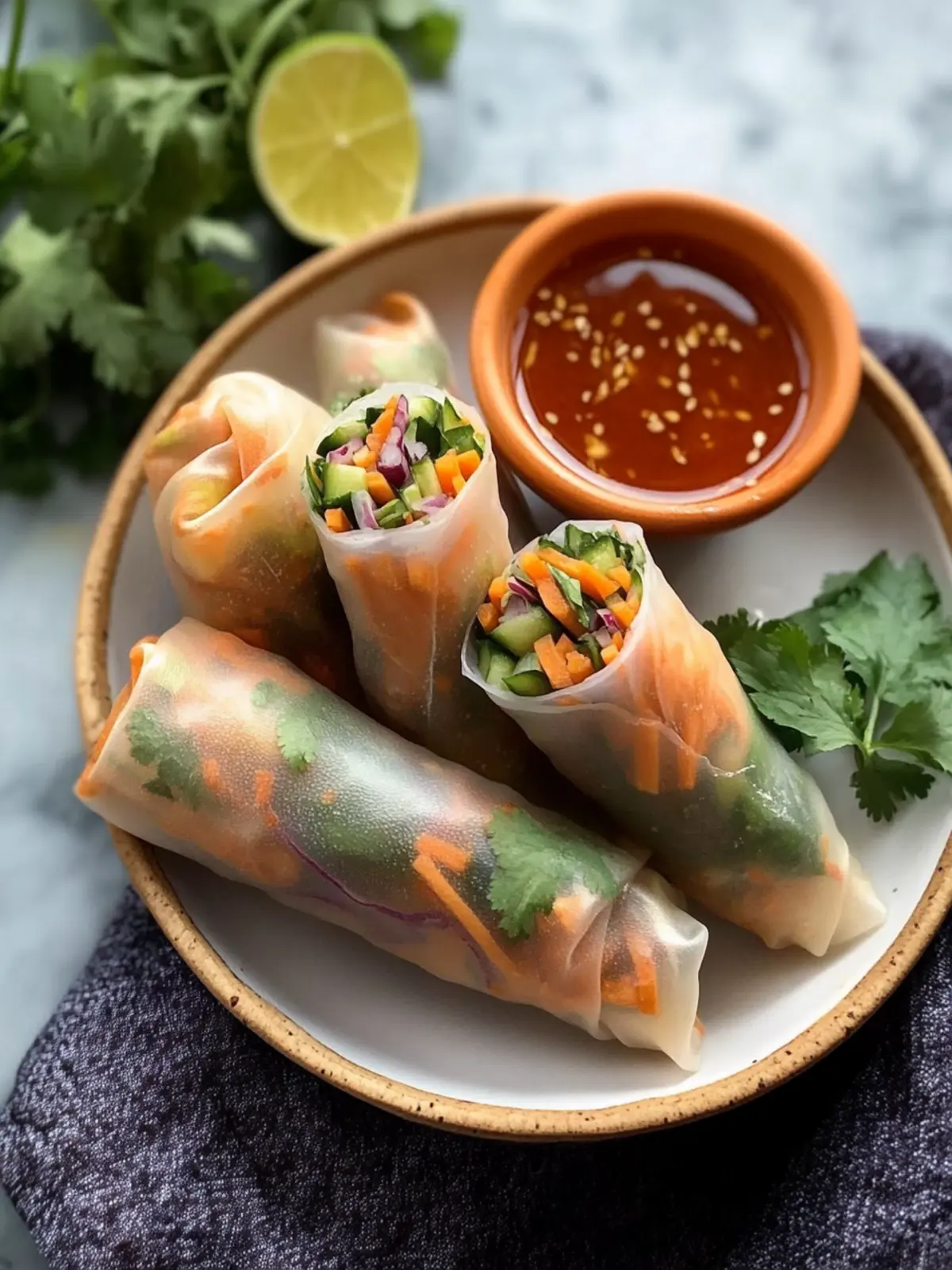 Delicious Veggie Spring Rolls: A Homemade Crunch You’ll Love 2 Veggie Spring Rolls