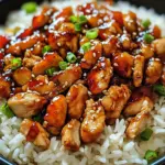 Honey BBQ Chicken Rice