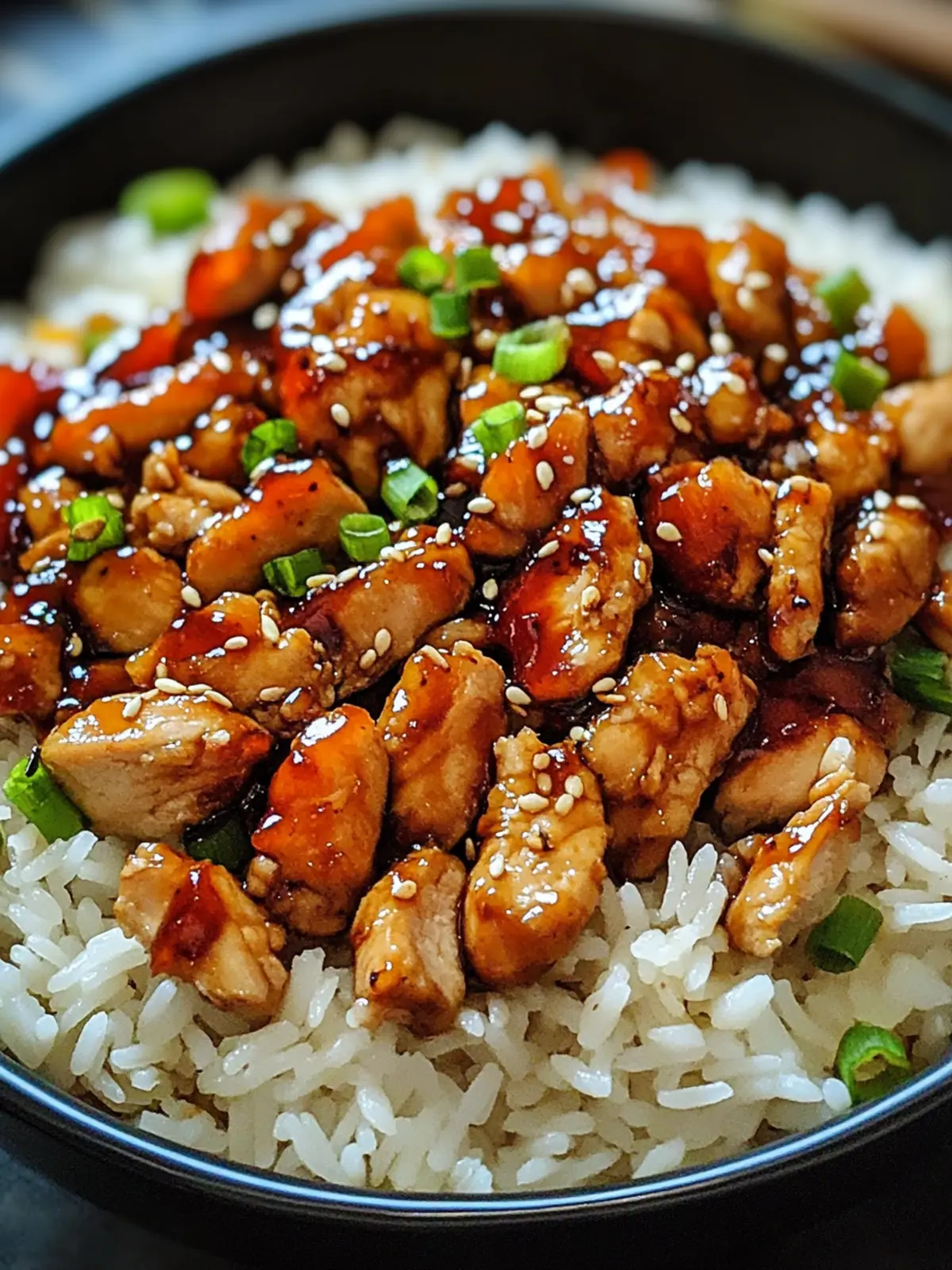 Honey BBQ Chicken Rice