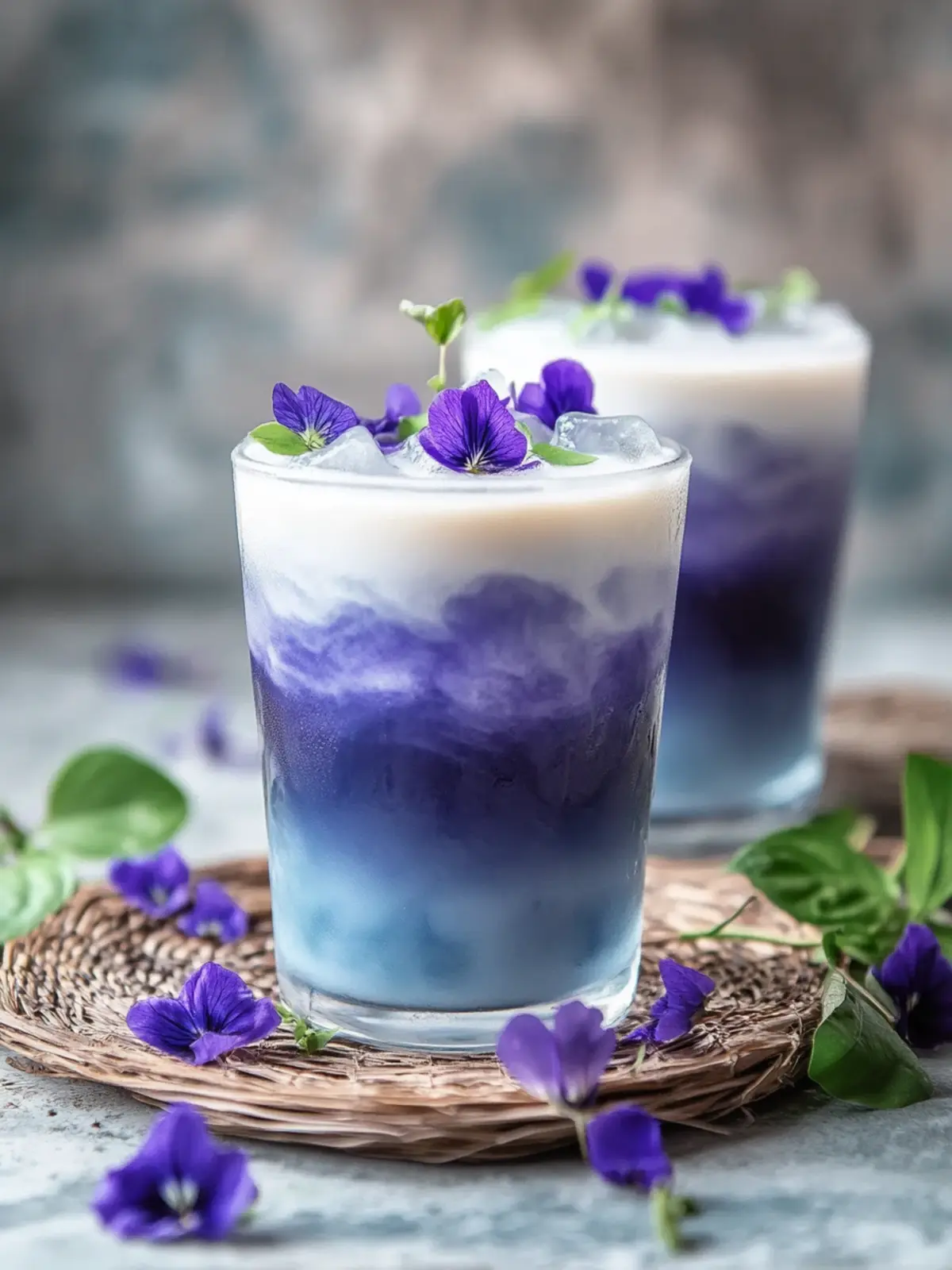 Iced Blue Tea Latte Recipe with Vanilla Cold Foam Magic 3 Iced Blue Tea Latte Recipe – Butterfly Pea Flower Tea with Vanilla Cold Foam