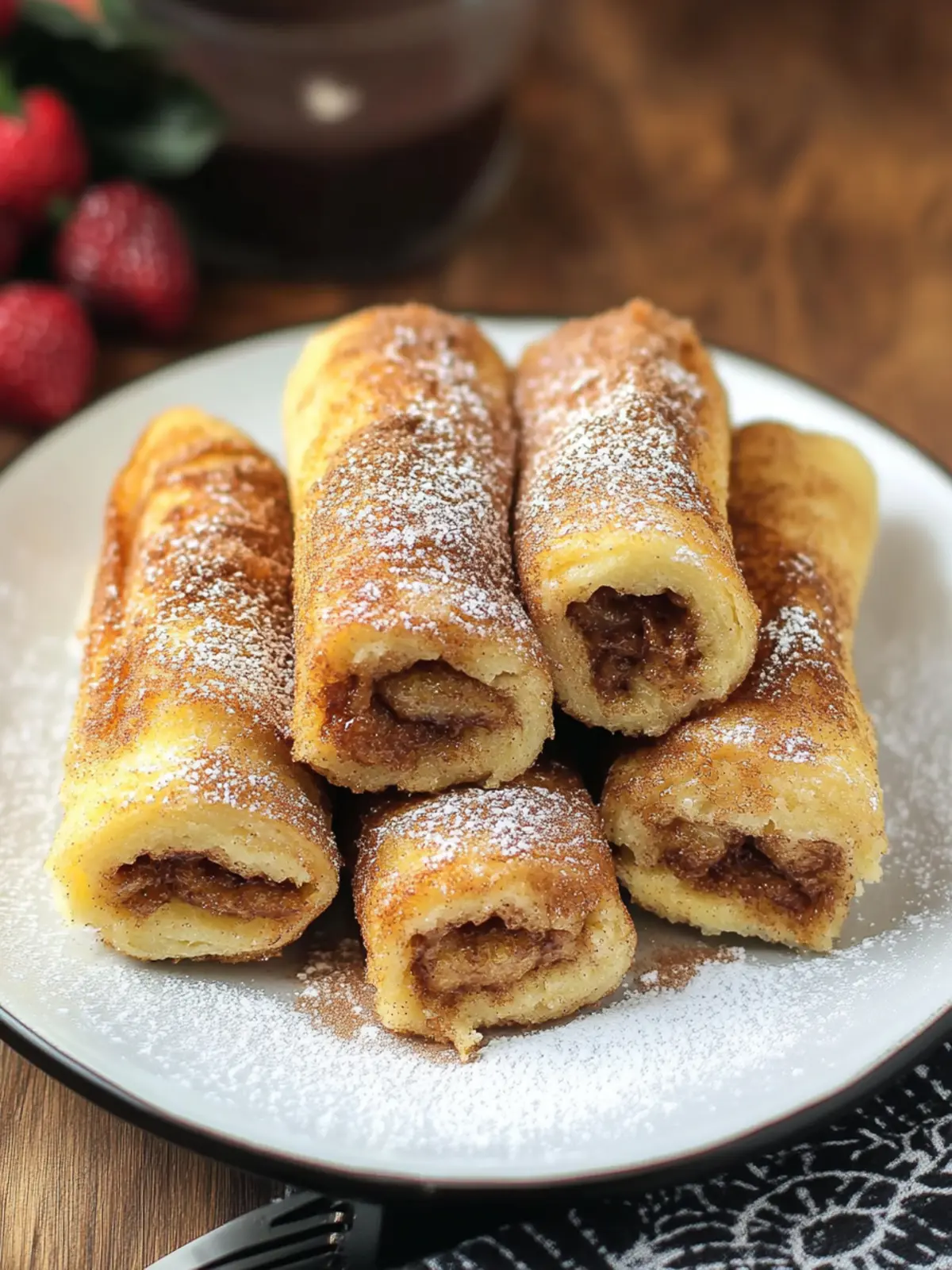 Cinnamon French Toast Roll Ups