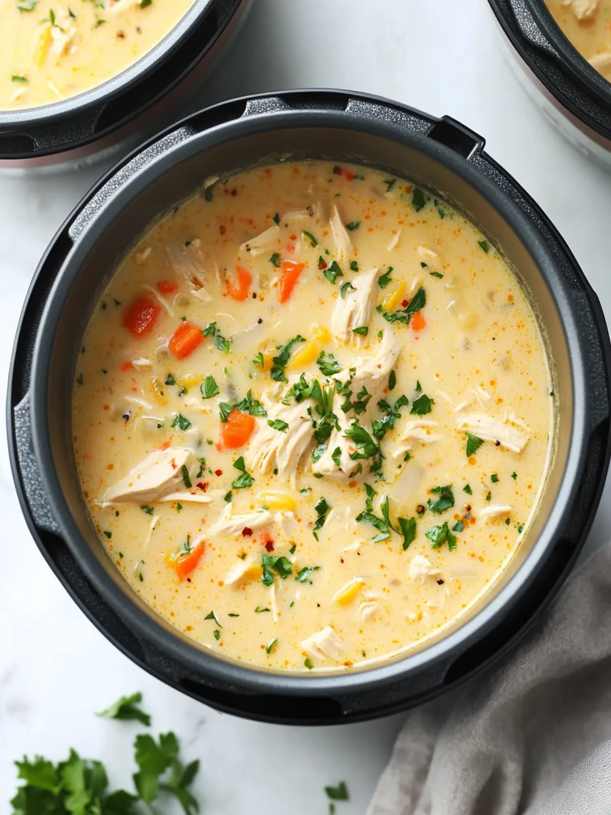 Instant Pot Chicken Pot Pie Soup: Cozy Comfort in a Bowl 3 Instant Pot Chicken Pot Pie Soup