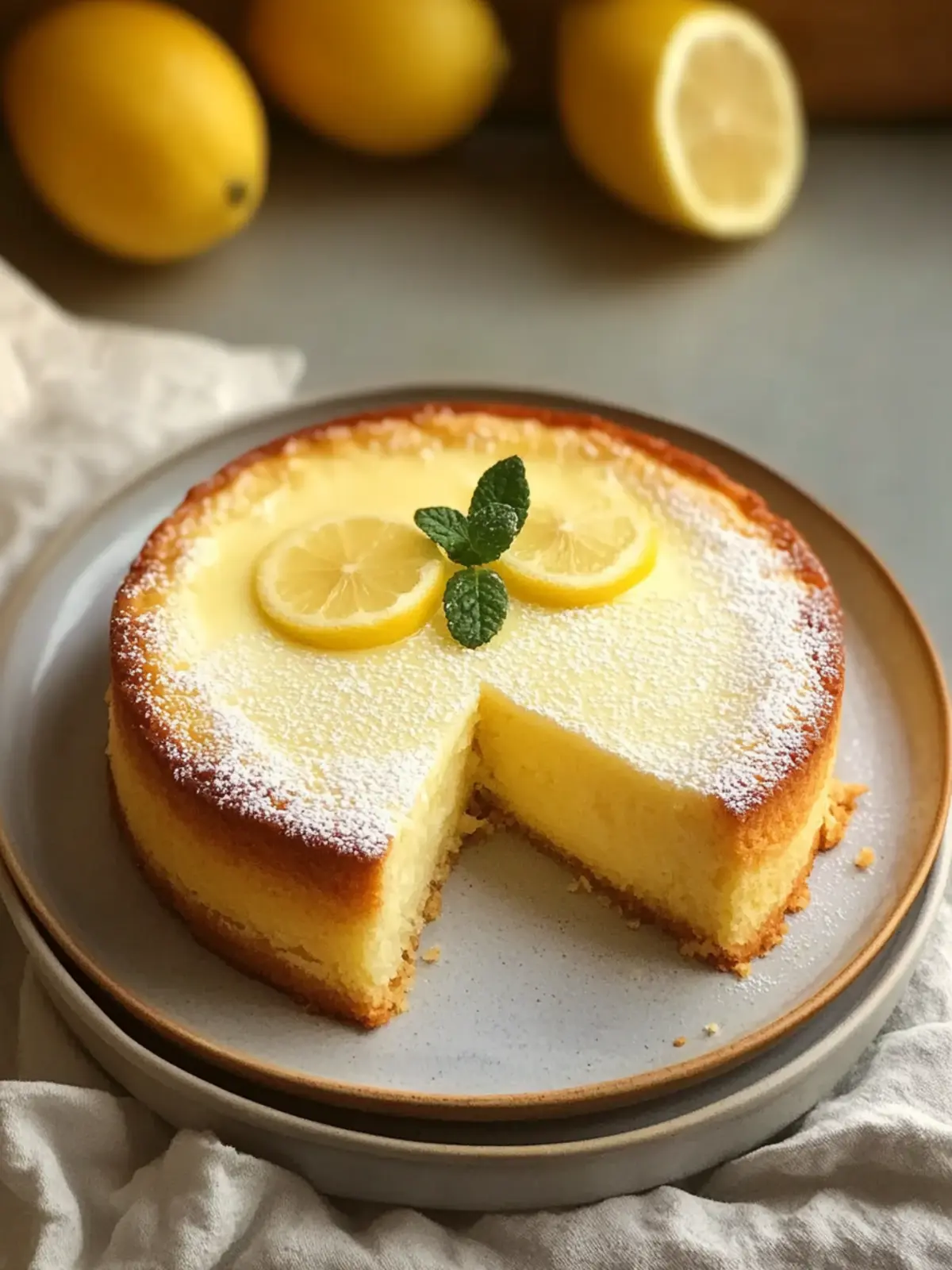 Lemon Custard Cake: Your Easy Homely Citrus Delight 2 Lemon Custard Cake: Simple Homely Citrus Dessert