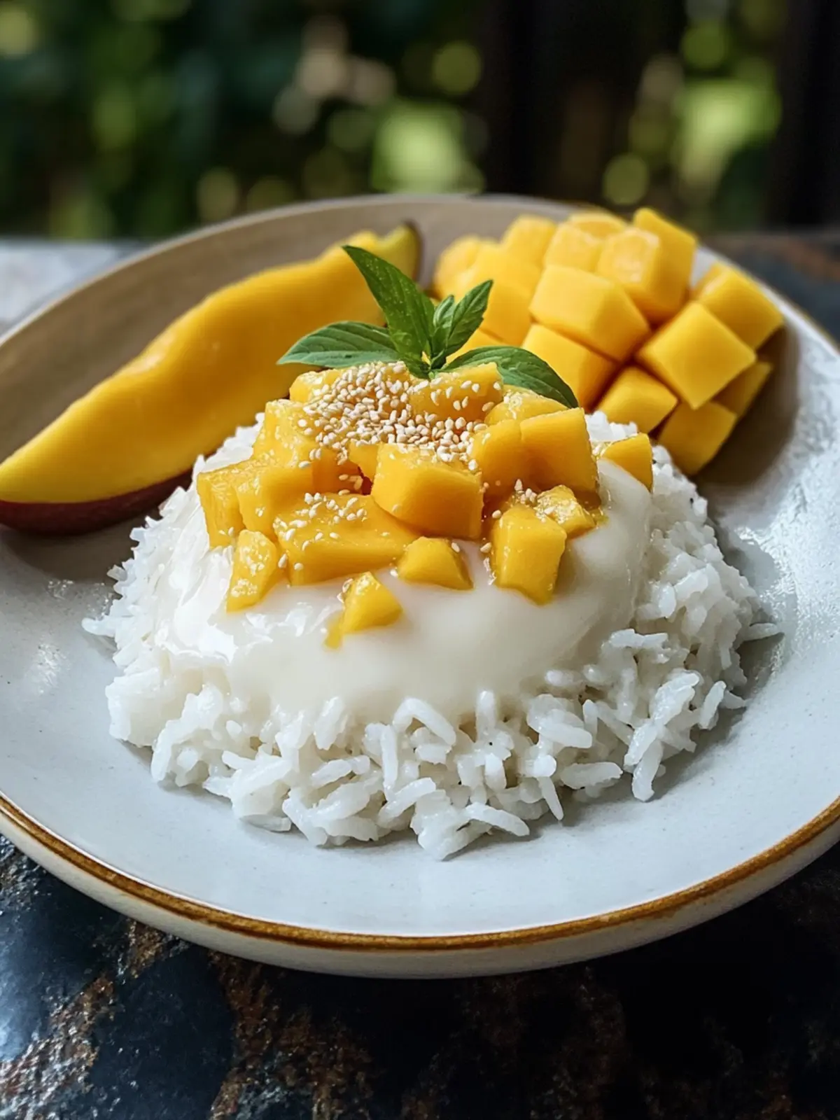 Insanely Easy Mango Sticky Rice
