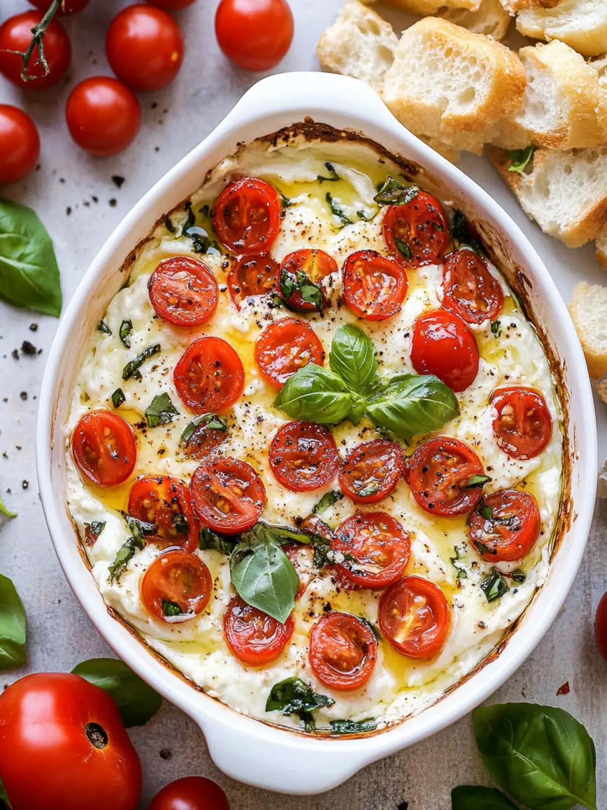 Easy Caprese Dip