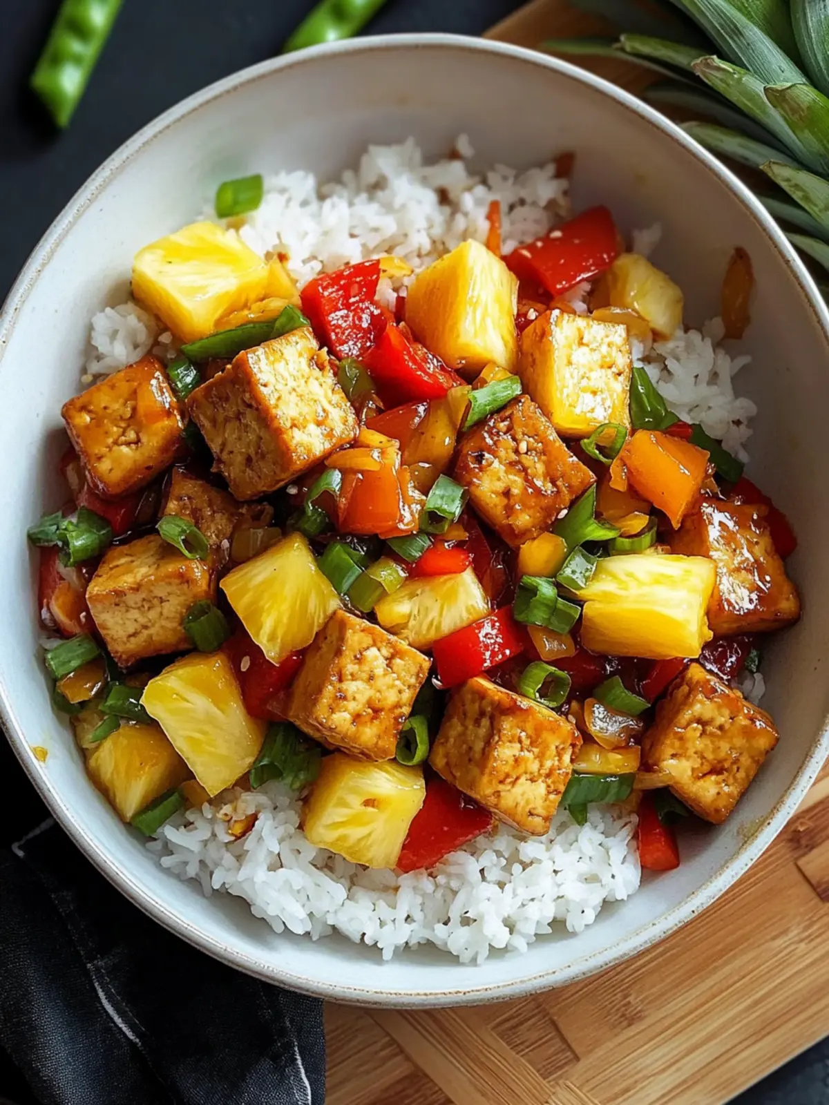 Tangy Pineapple Tofu Stir-Fry: Your New Favorite Veggie Meal 2 Veggie Meal Tangy Pineapple Tofu Stir-Fry