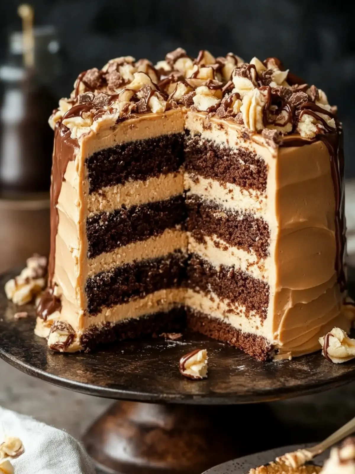 Old-Fashioned Decadence: Make the Best Snickers Cake from Scratch 5 Old-Fashioned Decadence: The Best Homemade Snickers Cake from Scratch