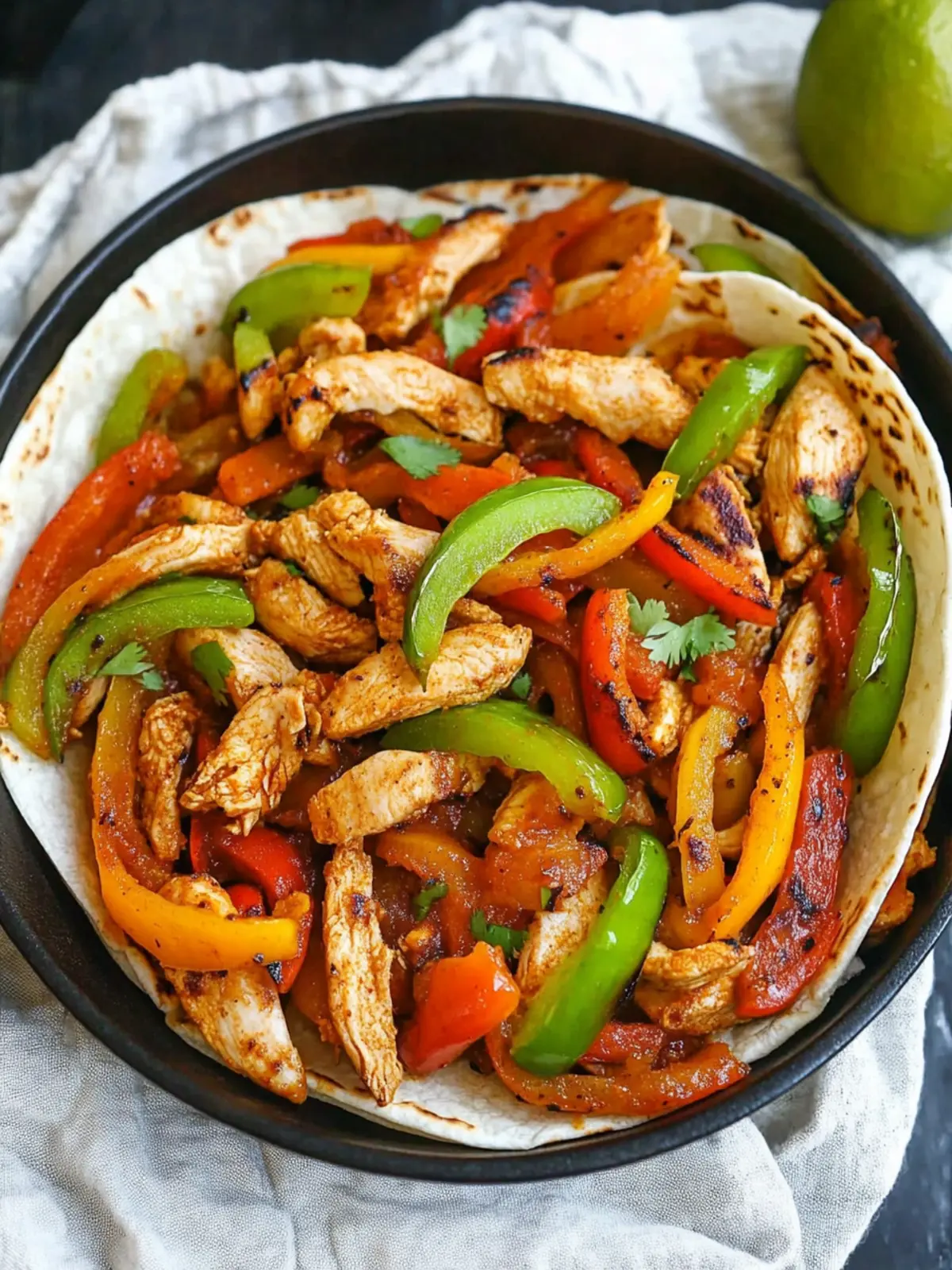 Easy Chicken Fajitas: Five Ingredients for Flavorful Fun 3 Easy Chicken Fajitas