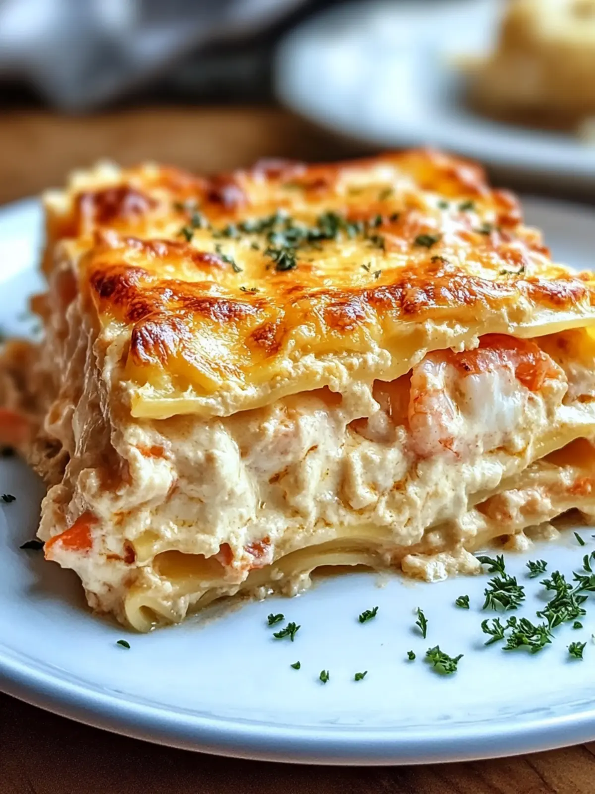Creamy Shrimp Crab Lasagna Bliss