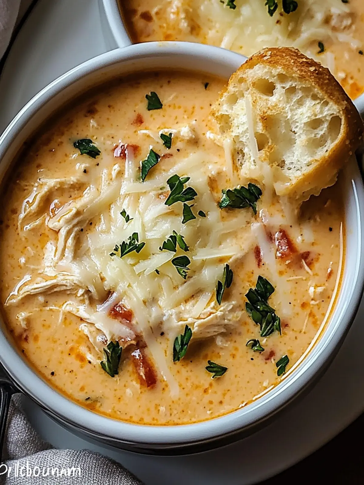 Crock Pot Creamy Chicken Parmesan Soup for Cozy Nights 4 Crock Pot Creamy Chicken Parmesan Soup