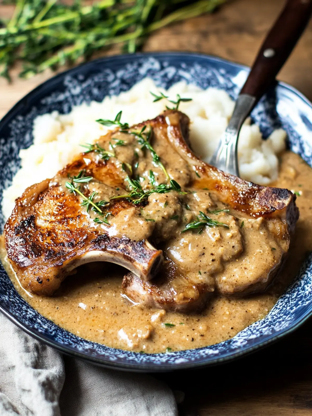 Savory Southern Smothered Pork Chops with Creamy Gravy 3 Southern Smothered Pork Chops