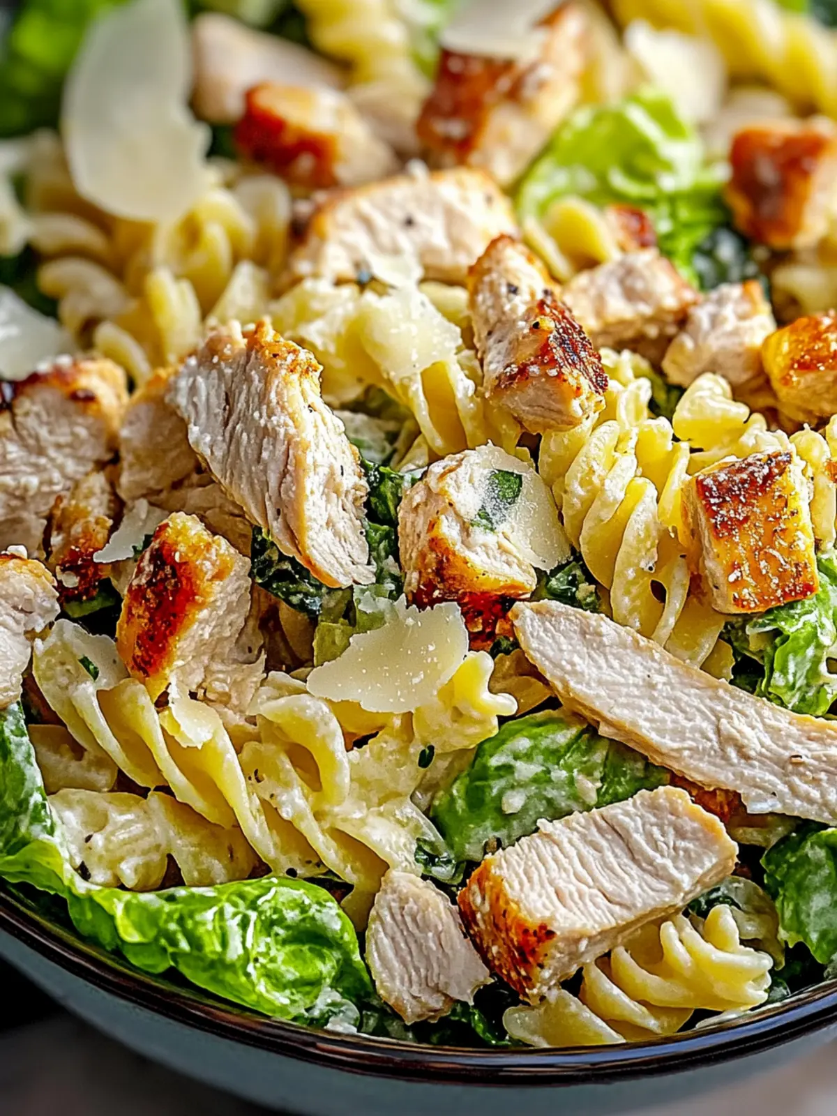 Creamy Chicken Caesar Pasta Salad for Fresh Flavor Bliss 3 Creamy Chicken Caesar Pasta Salad for Fresh Flavor Bliss
