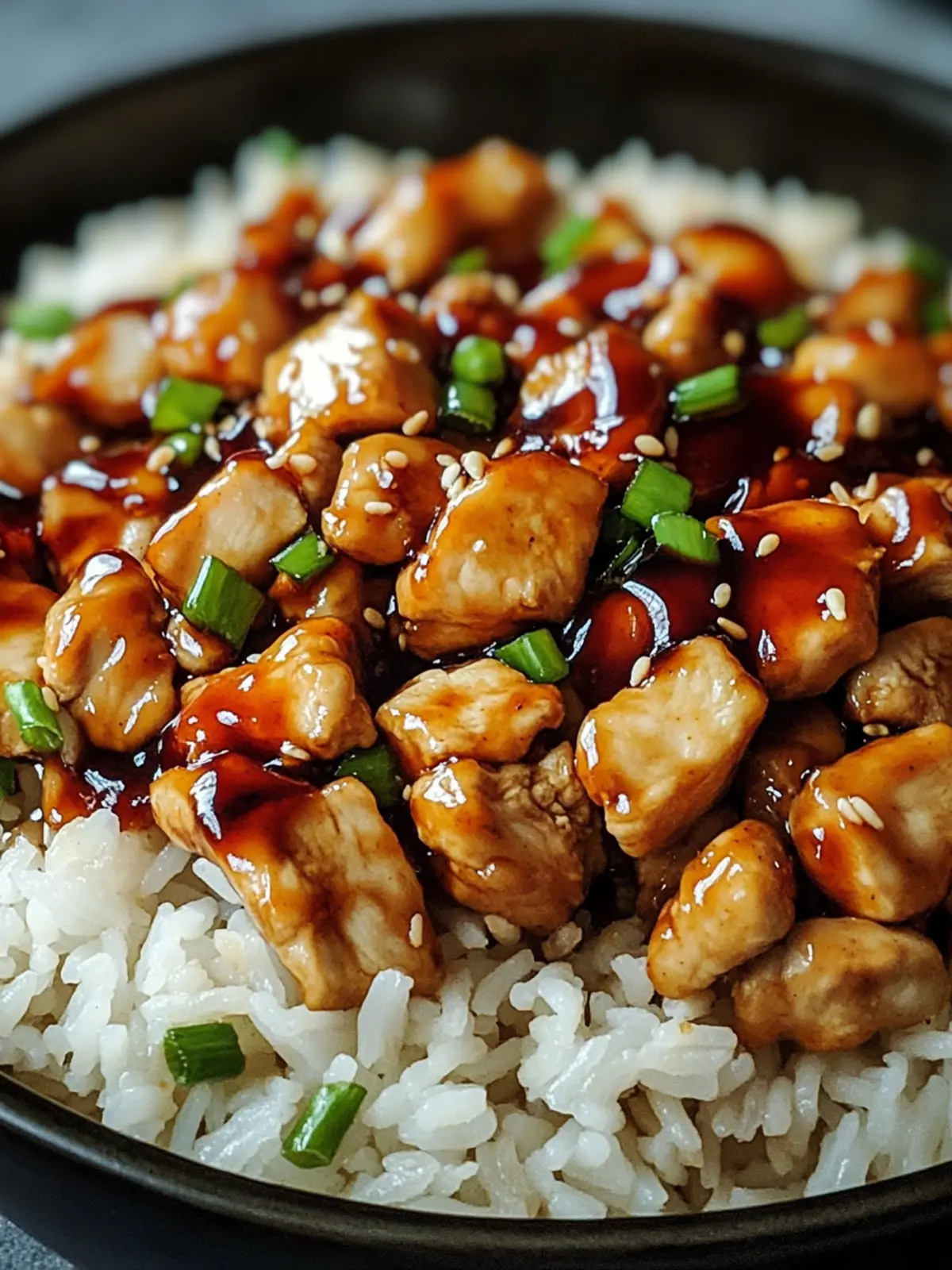Honey BBQ Chicken Rice