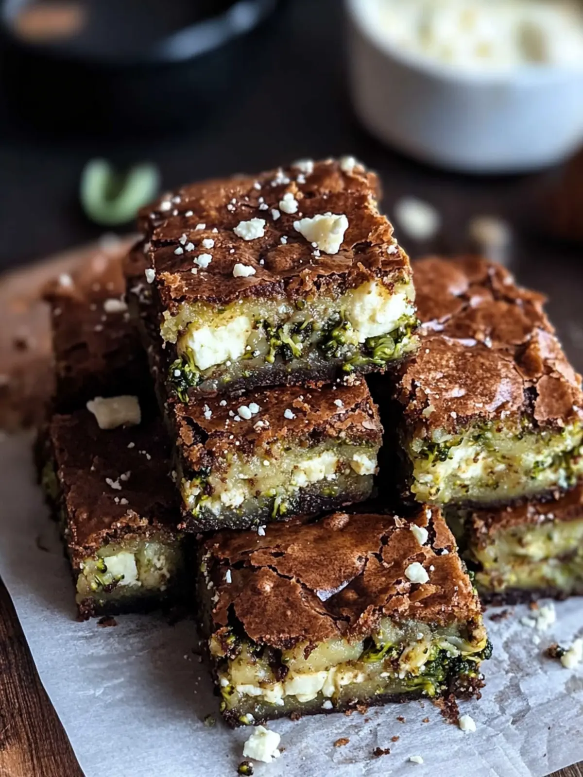 Delicious Broccoli and Feta Brownies You'll Crave Daily 4 Broccoli and Feta Brownies