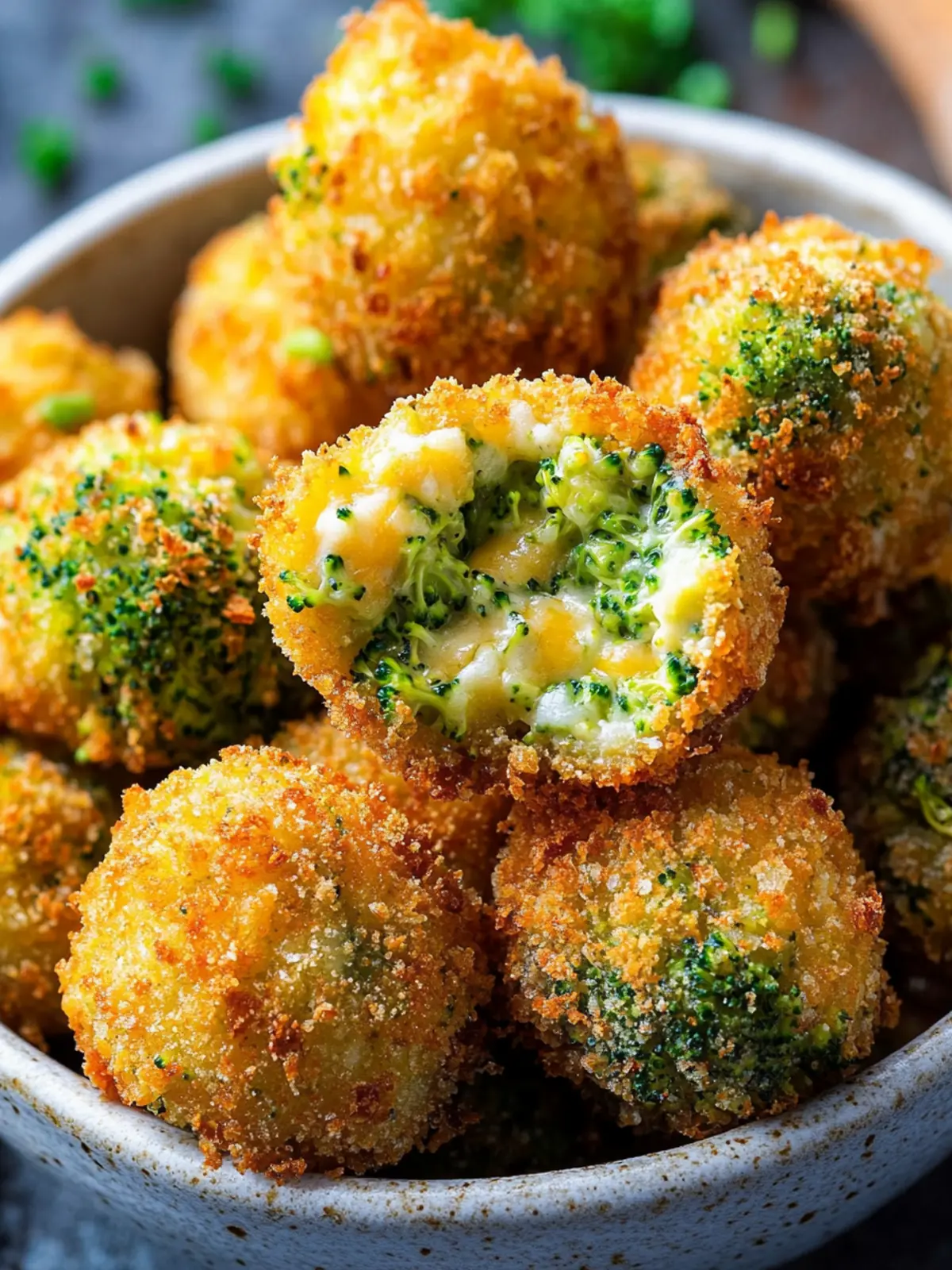 Crispy Broccoli Cheddar Poppers You Can't Resist 2 Crispy Broccoli Cheddar Poppers