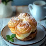 Flaky Cruffins with Sweet Cinnamon Sugar Filling