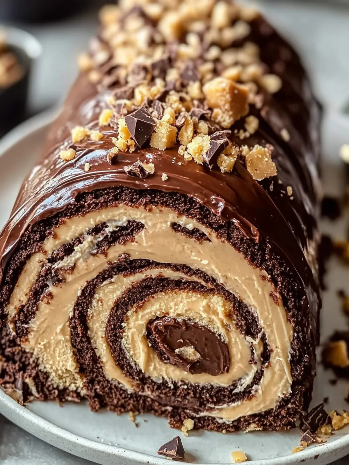 Decadent Peanut Butter Cup Chocolate Roll for Sweet Moments 4 Decadent Peanut Butter Cup Chocolate Roll