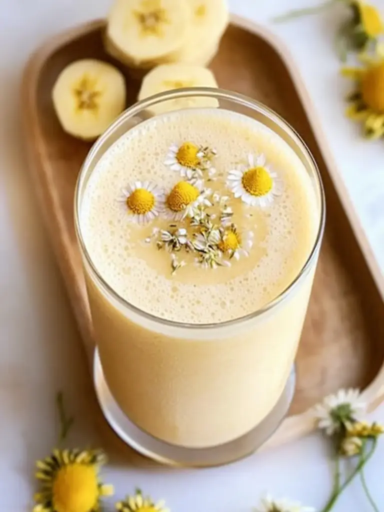 Banana Chamomile Tea Smoothie – A Tranquil Treat!