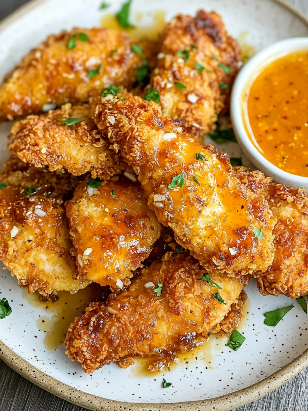 Crispy Air Fryer Honey Butter Garlic Chicken Tenders Made Easy 2 Crispy Air Fryer Honey Butter Garlic Chicken Tenders