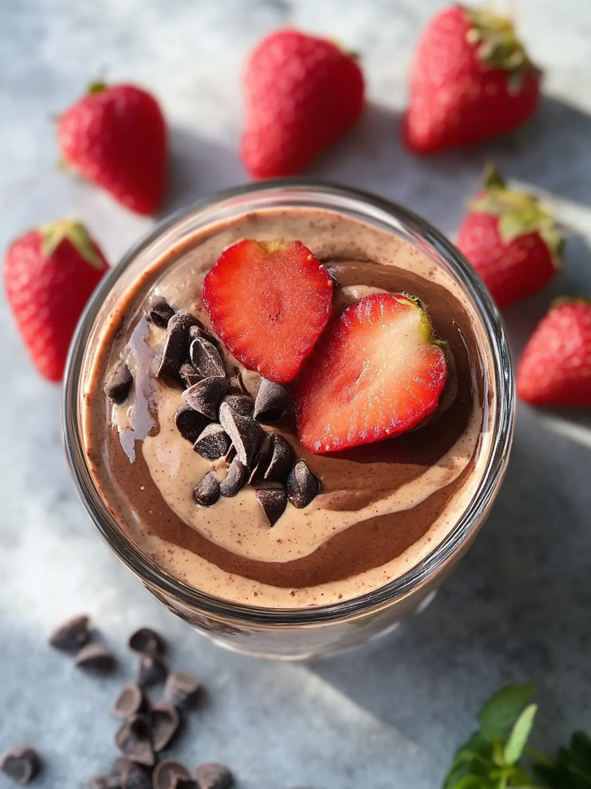 Chocolate Blended Overnight Oats