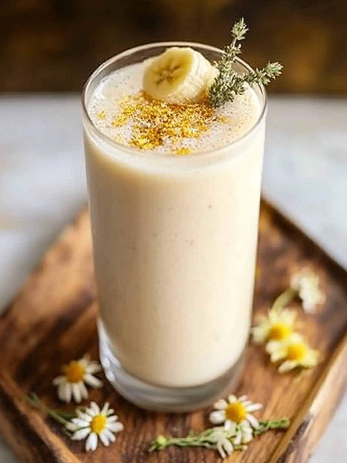 Banana Chamomile Tea Smoothie – Your Refreshing Calm Oasis 3 Banana Chamomile Tea Smoothie – A Tranquil Treat!