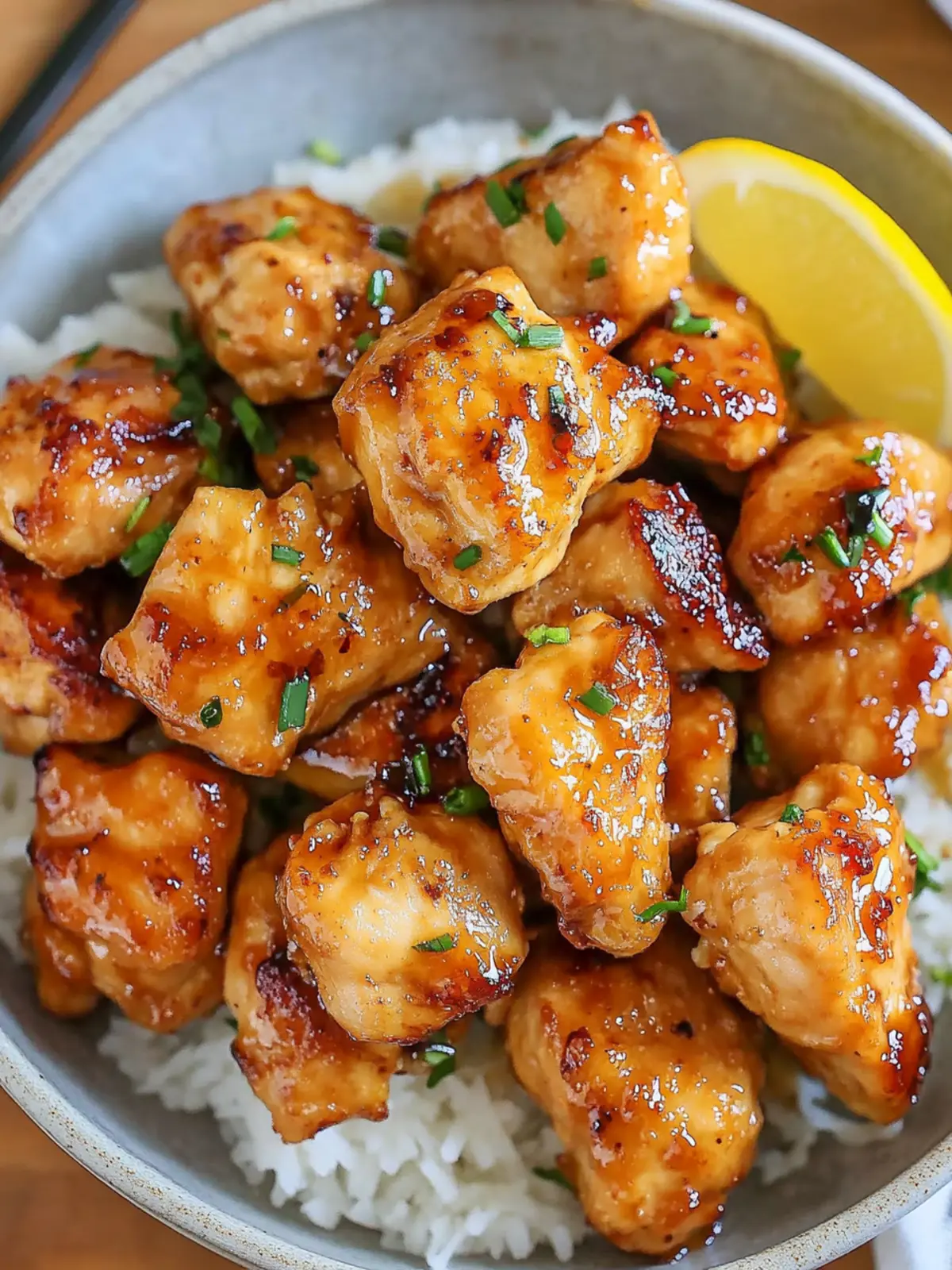 20 minute Honey Garlic Chicken Bites