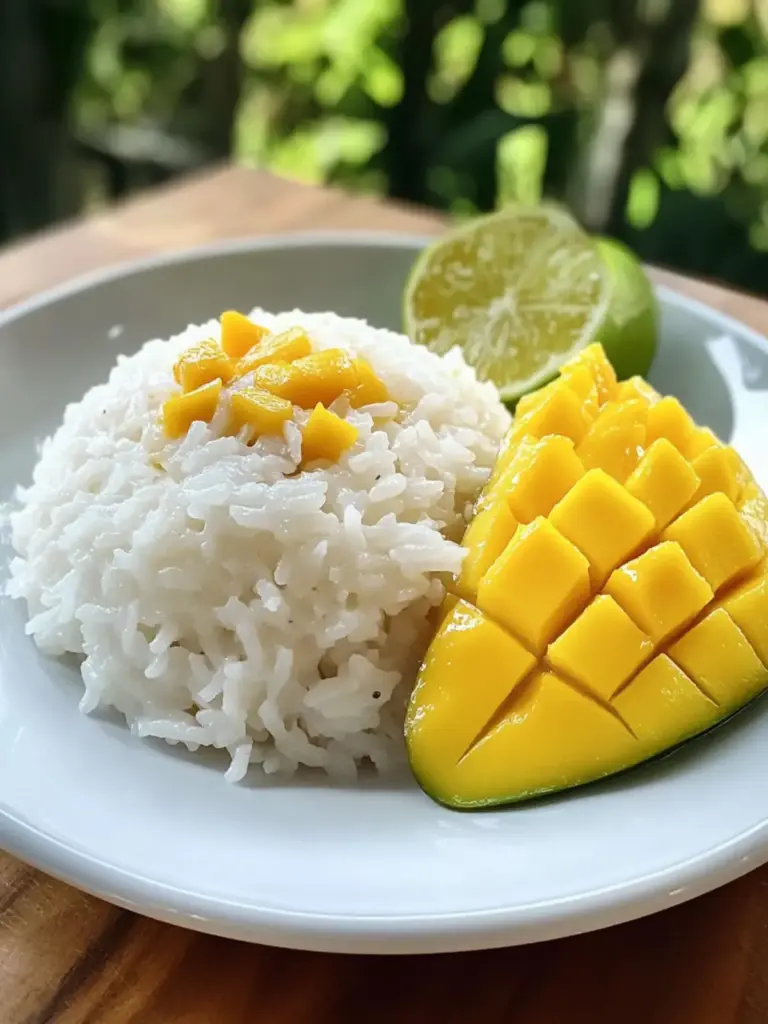 Insanely Easy Mango Sticky Rice