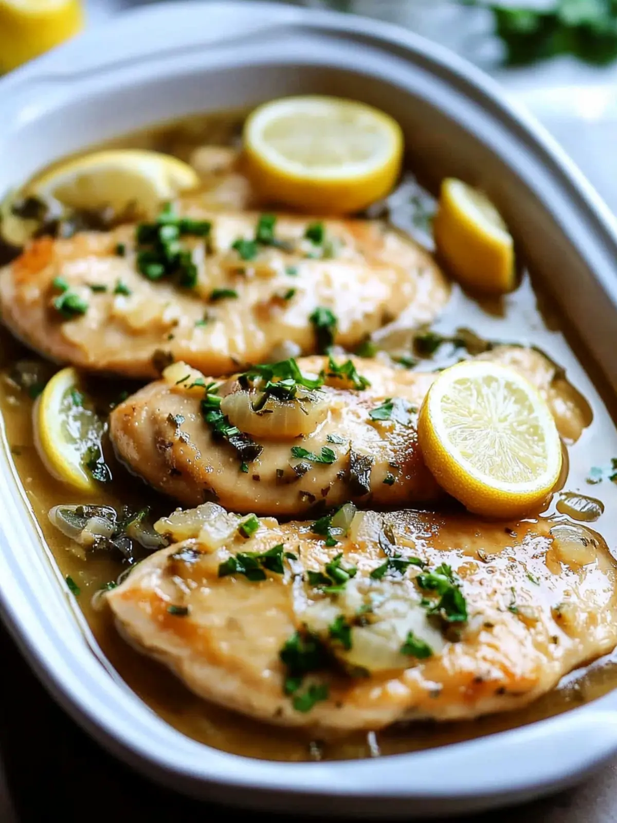 Effortless Crockpot Chicken Piccata for Busy Weeknights 4 Crockpot Chicken Piccata