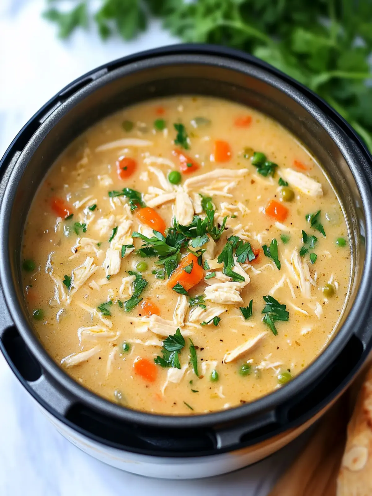 Instant Pot Chicken Pot Pie Soup: Cozy Comfort in a Bowl 4 Instant Pot Chicken Pot Pie Soup