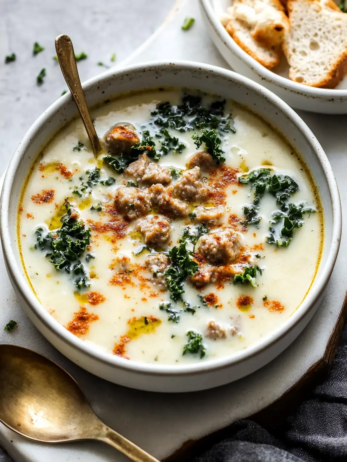 Creamy Cauliflower Sausage Kale Soup for Cozy Nights 4 Cauliflower Sausage Kale Soup
