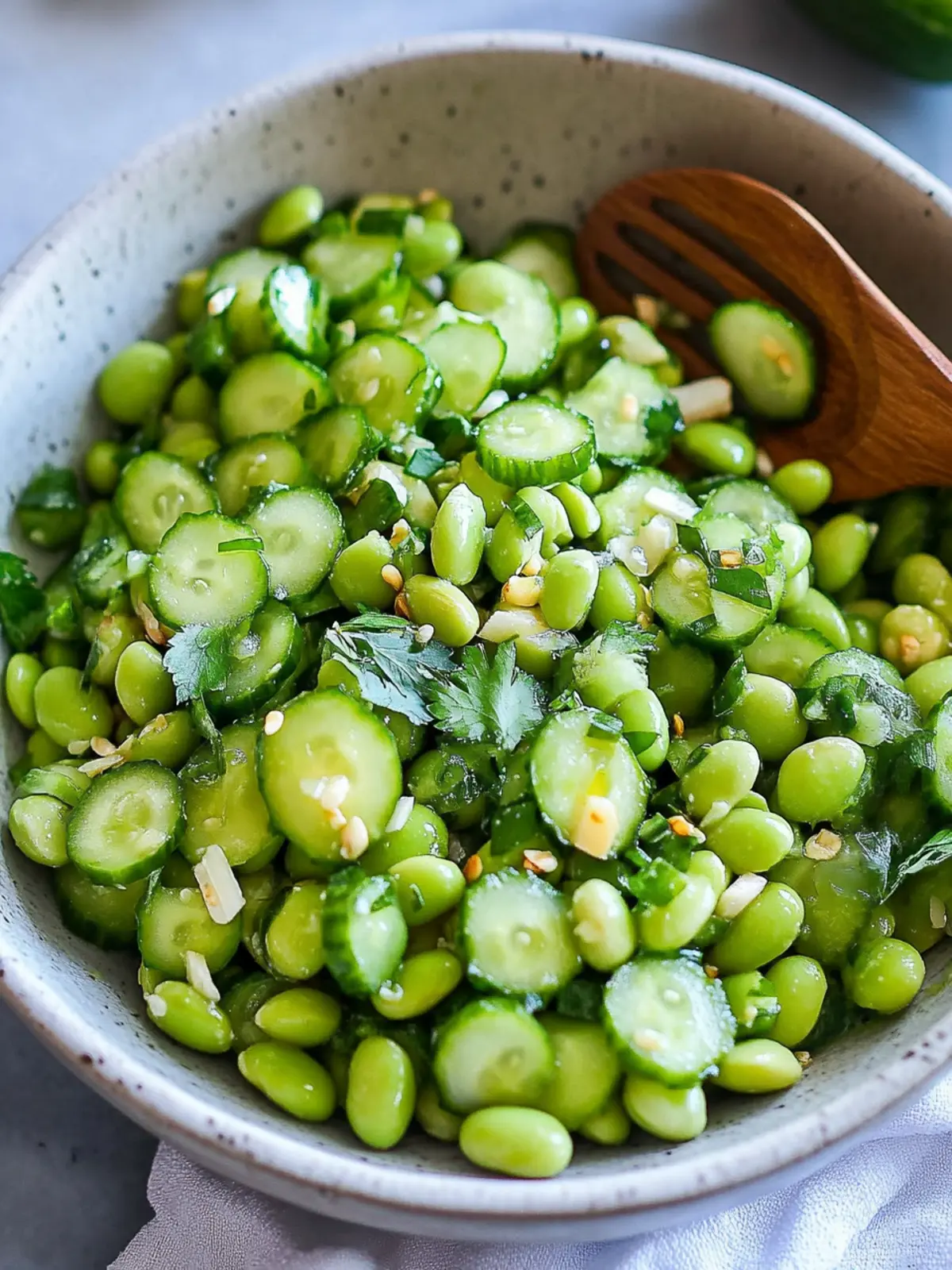 Cucumber Edamame Salad