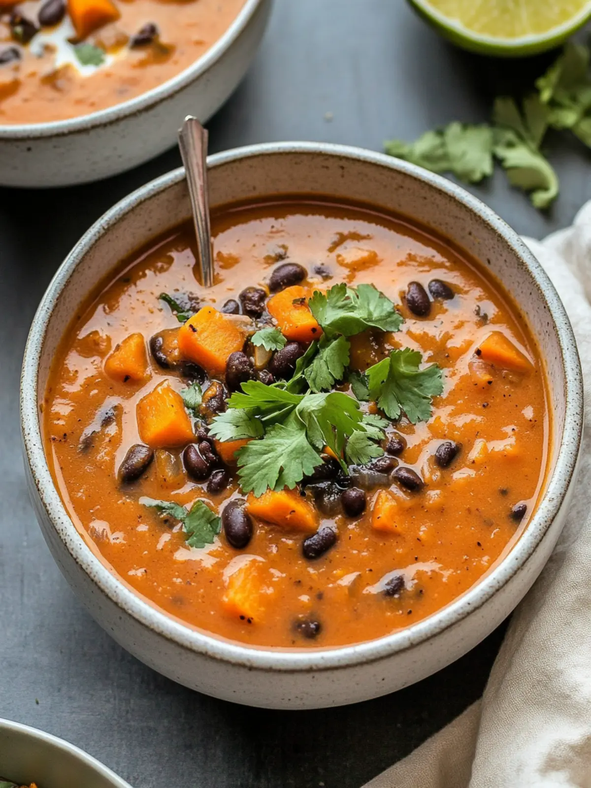 Savor the Flavor: Chipotle Black Bean & Sweet Potato Soup 3 Chipotle Black Bean & Sweet Potato Soup