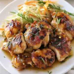 Sticky Honey Mustard Chicken Thighs with Crunchy Slaw Bliss 7 Sticky Honey Mustard Chicken Thighs