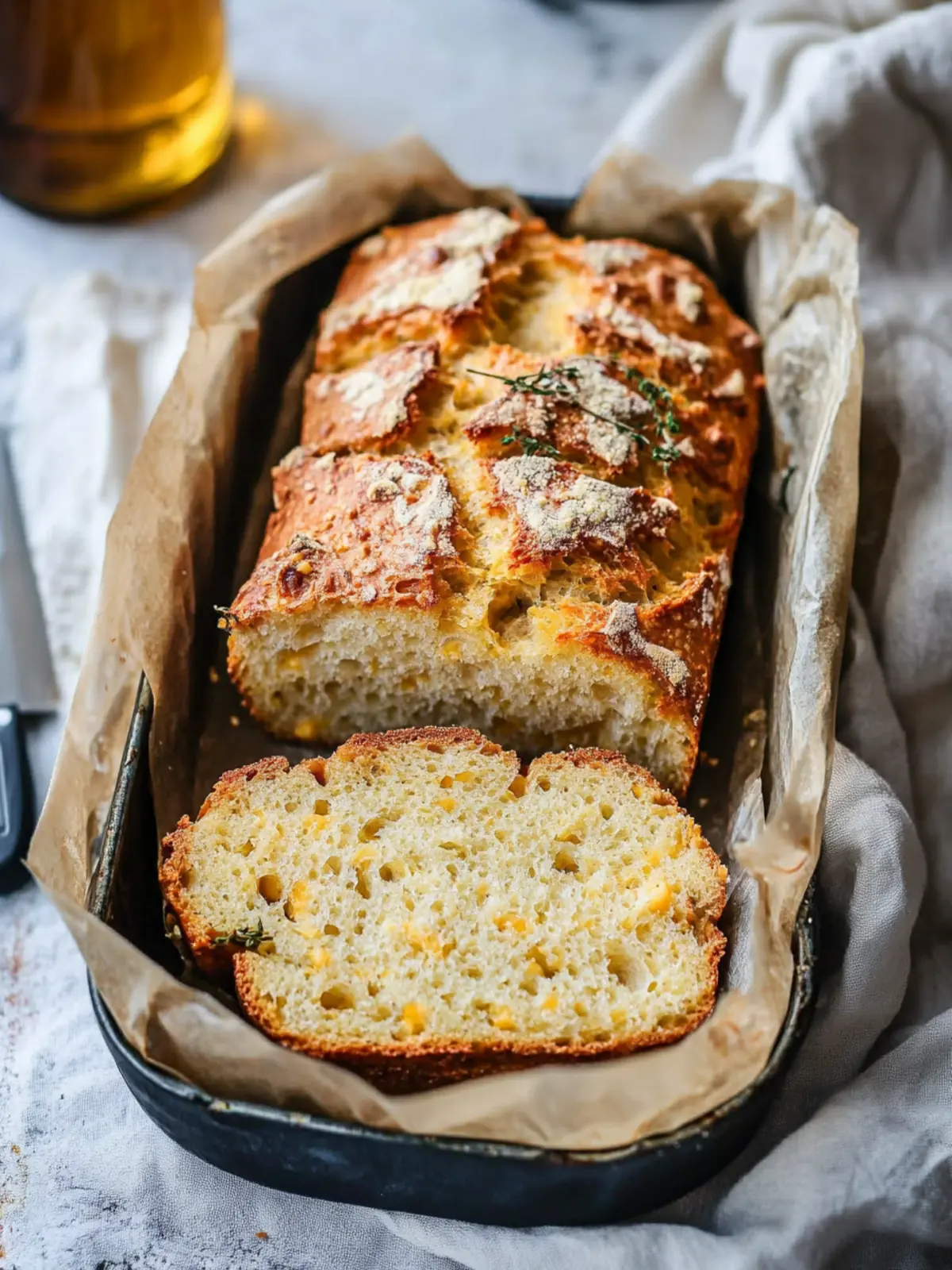 Irish Beer and Cheddar Bread