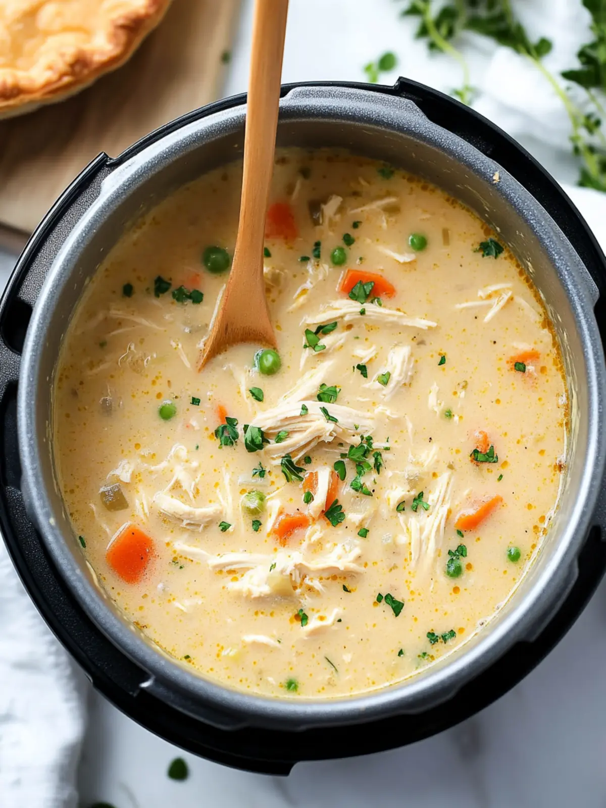 Instant Pot Chicken Pot Pie Soup: Cozy Comfort in a Bowl 5 Instant Pot Chicken Pot Pie Soup