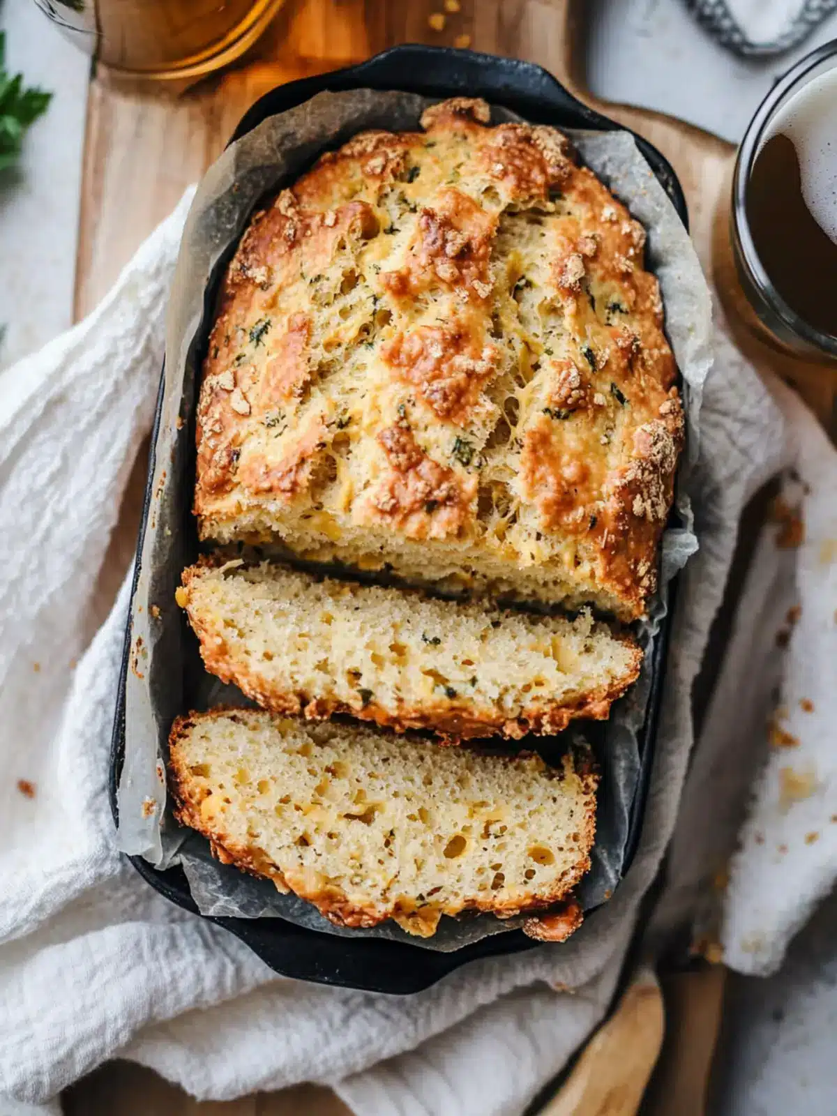 Irish Beer and Cheddar Bread