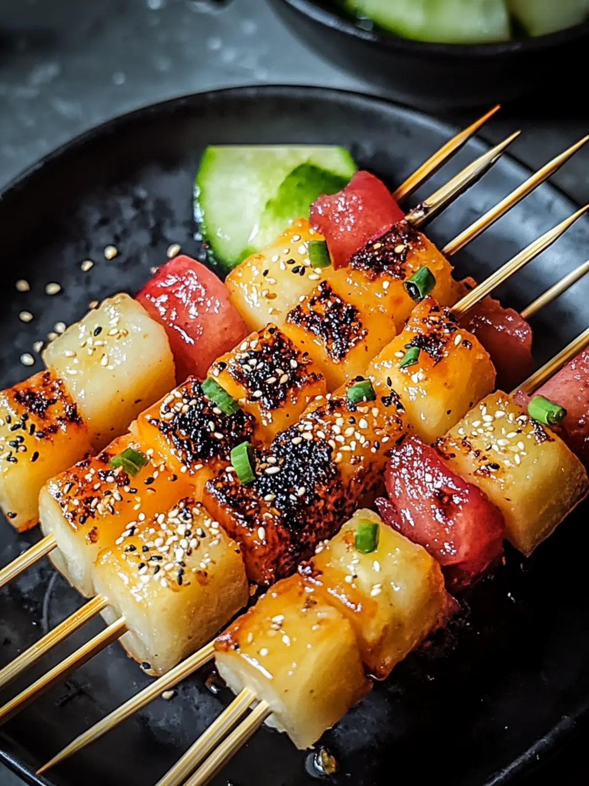Tteokkochi (Korean Rice Cake Skewers)