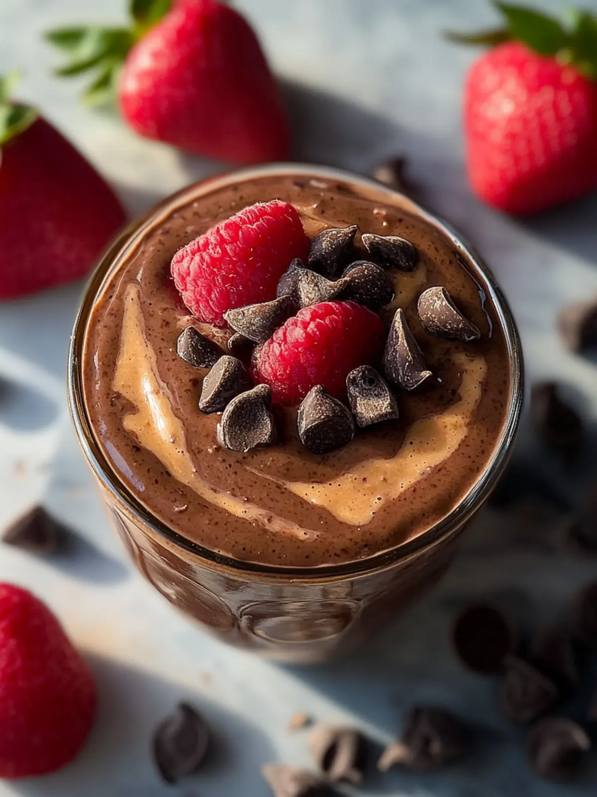 Chocolate Blended Overnight Oats