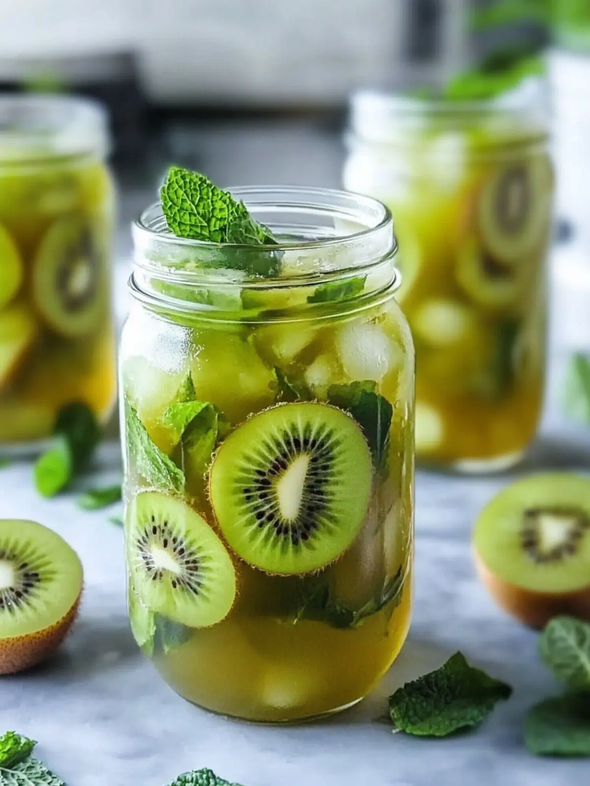 Kiwi Mint Cold Brew Green Tea Recipe – A Triple Refresh Delight 2 Kiwi Mint Cold Brew Green Tea Recipe – Triple Green Refresh!