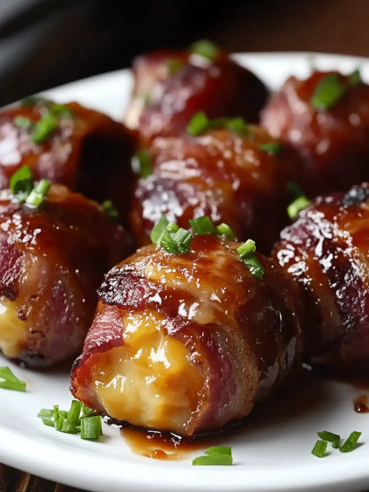Cheddar-Stuffed BBQ Bacon Bombs: Ultimate Flavor Explosion 3 Cheddar-Stuffed BBQ Bacon Bombs