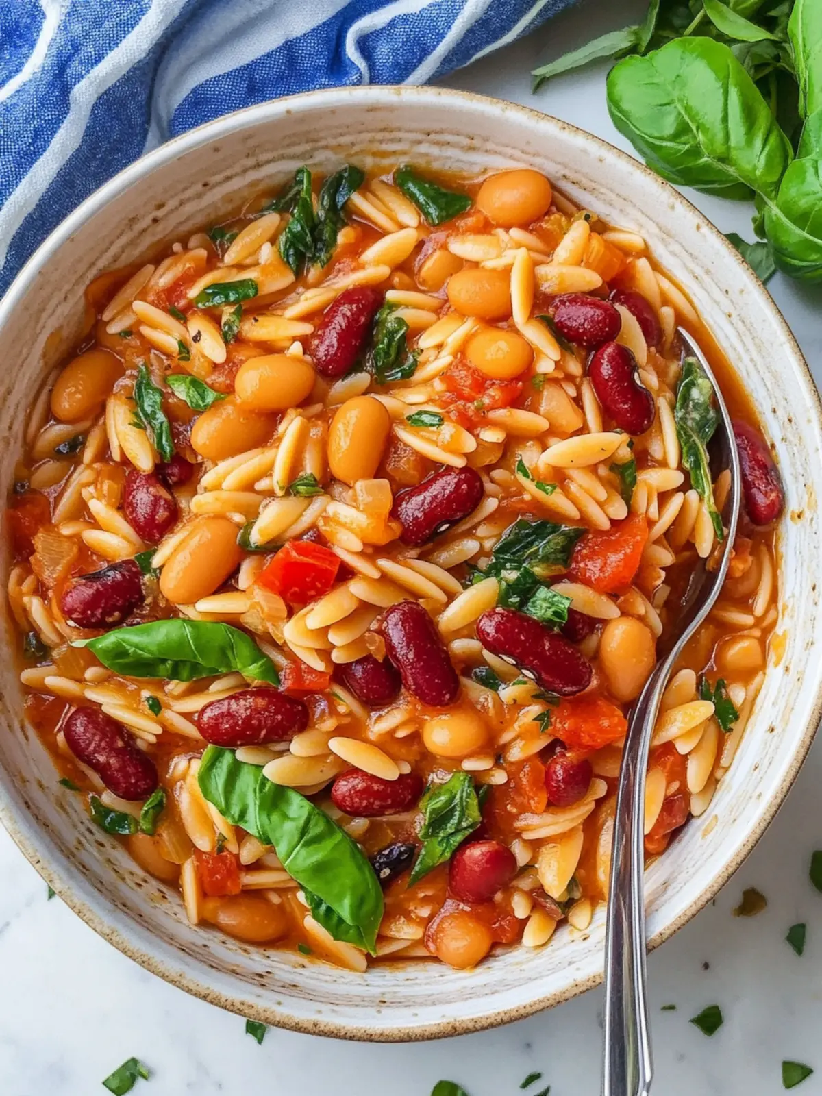 Mediterranean Orzo and Beans: A Flavor-Packed Cozy Delight 4 Mediterranean Orzo and Beans