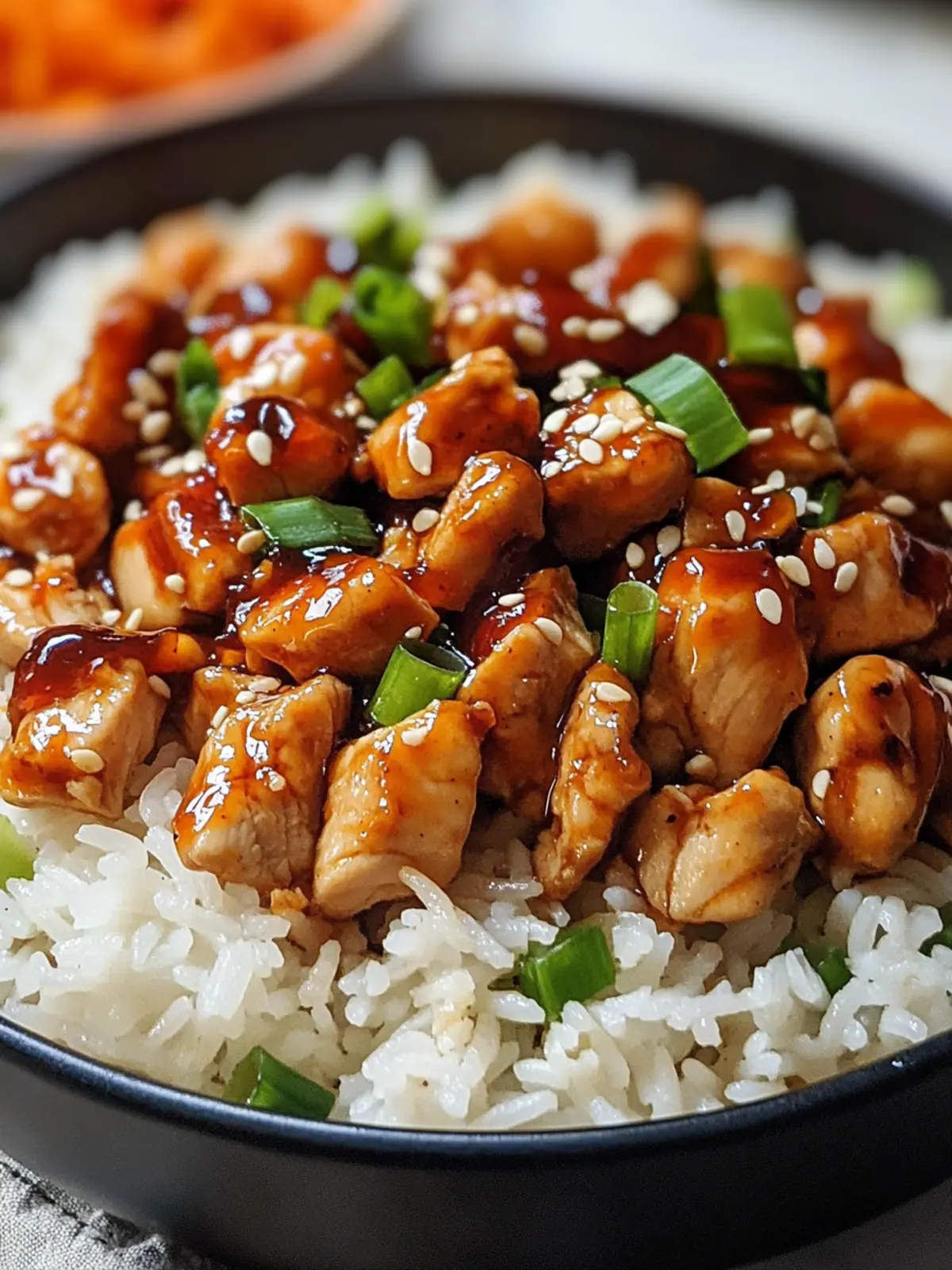 Honey BBQ Chicken Rice