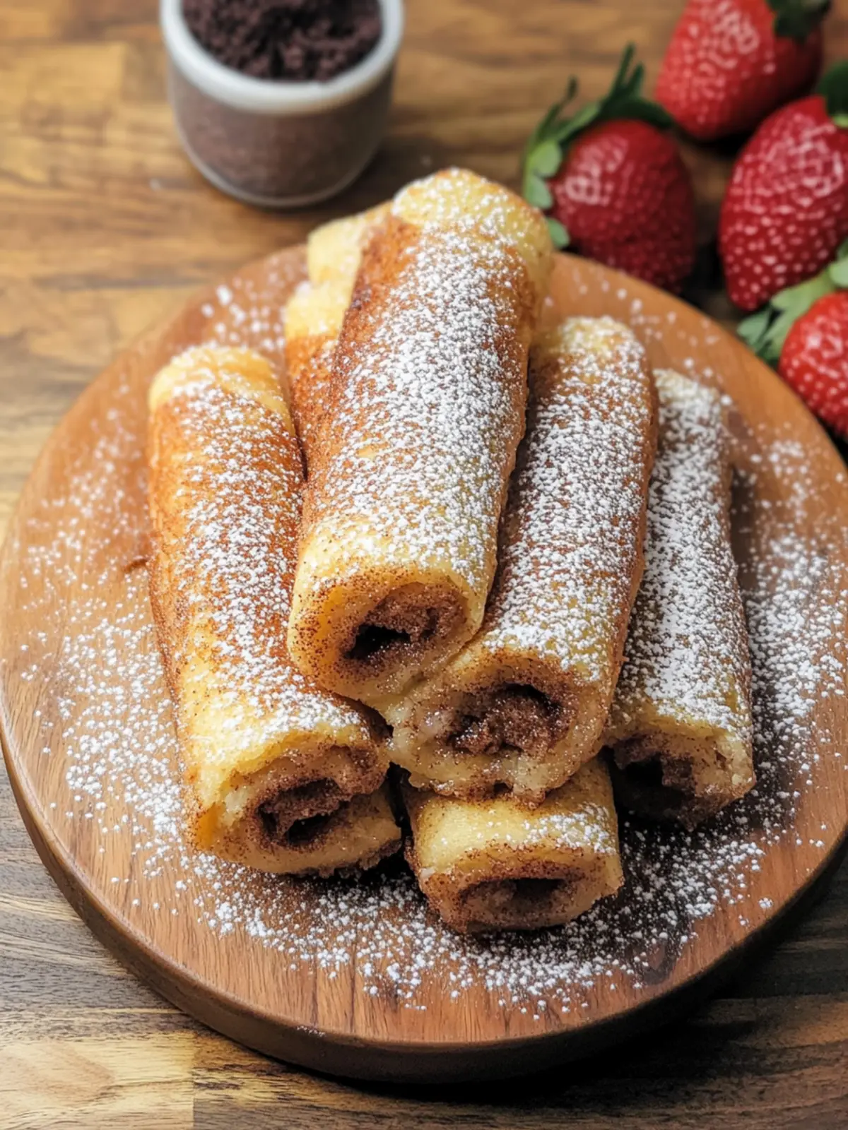 Cinnamon French Toast Roll Ups