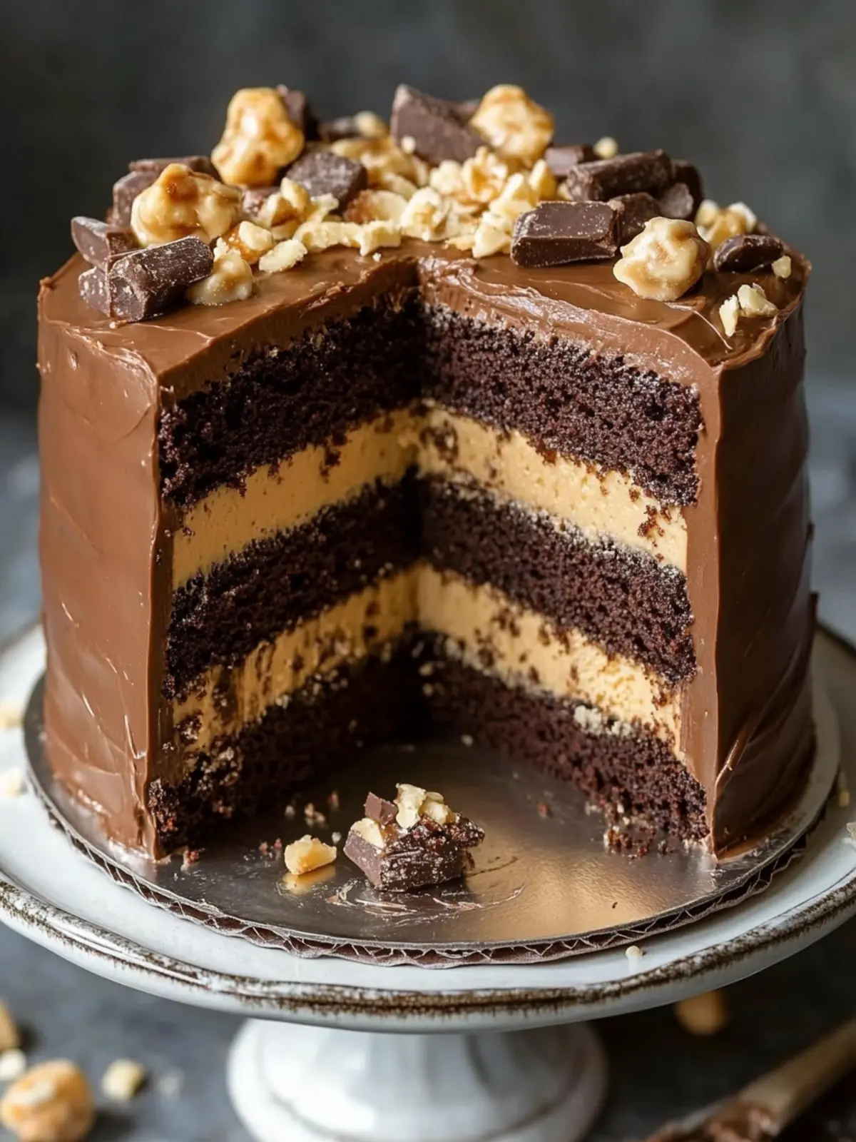 Old-Fashioned Decadence: Make the Best Snickers Cake from Scratch 3 Old-Fashioned Decadence: The Best Homemade Snickers Cake from Scratch