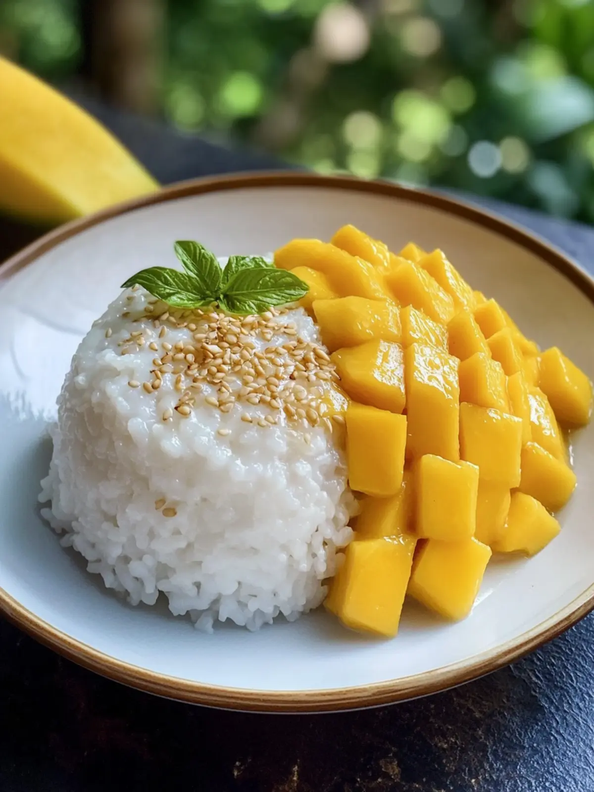 Insanely Easy Mango Sticky Rice
