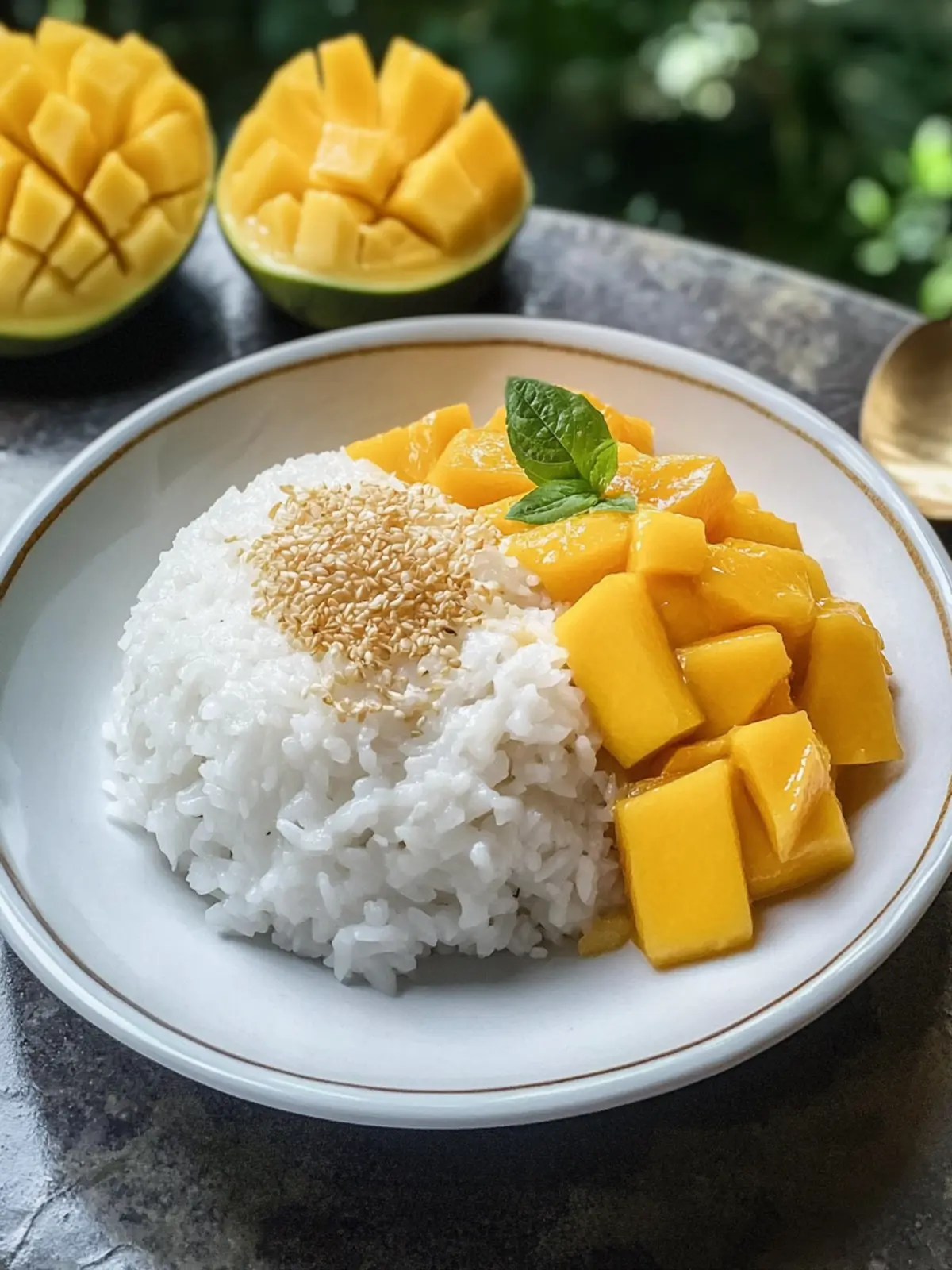 Insanely Easy Mango Sticky Rice