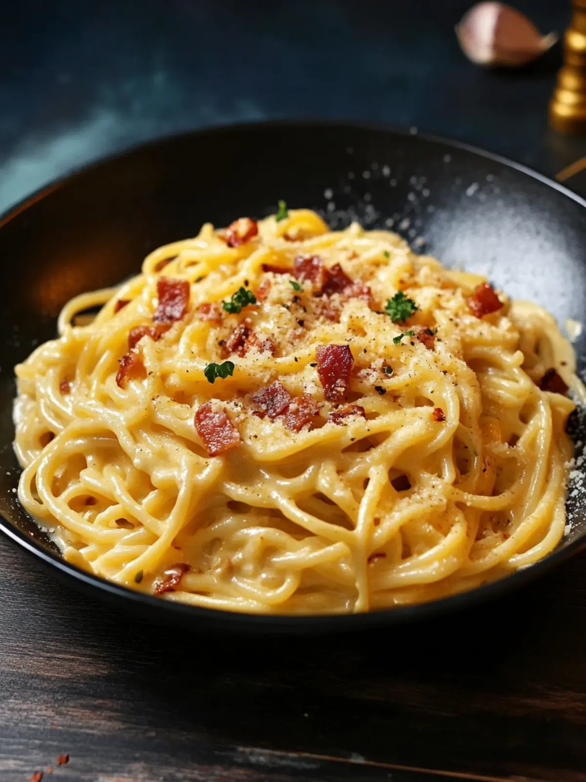 Creamy Spaghetti Carbonara: A Traditional Italian Delight 2 Creamy Spaghetti Carbonara