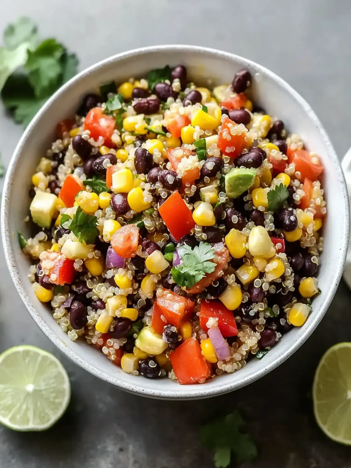 Sweet Corn and Black Bean Quinoa Salad: Fresh and Flavorful Twist 4 Sweet Corn and Black Bean Quinoa Salad