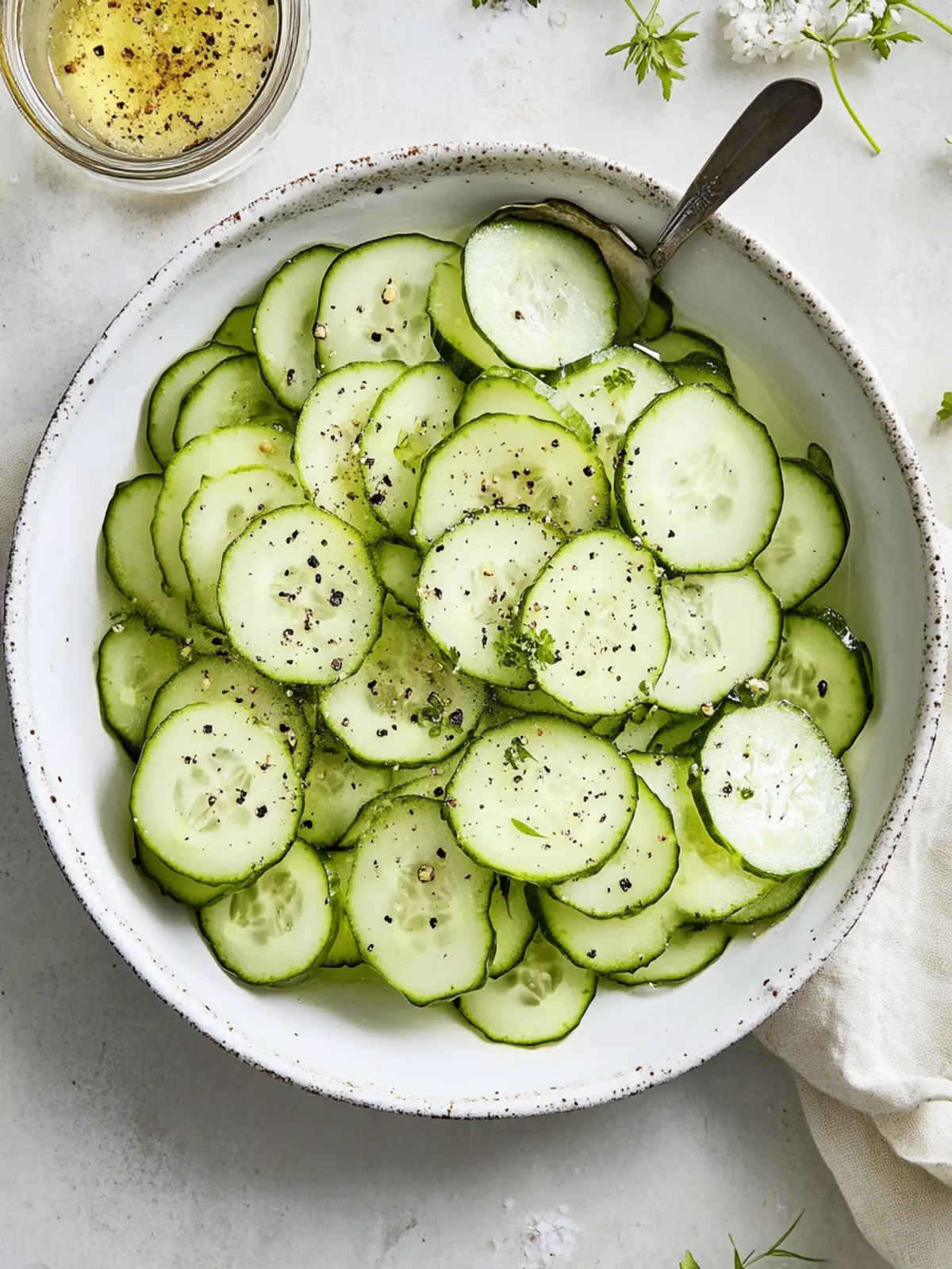 The Best Vinegar Cucumber Salad Recipe You’ll Love to Make 4 The Best Vinegar Cucumber Salad Recipe