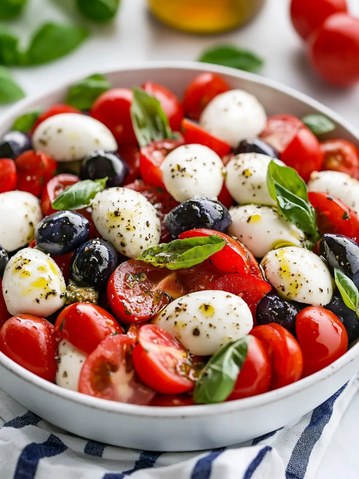 Red, White & Blue Caprese Salad to Wow Your Summer Guests 5 Red, White & Blue Caprese Salad